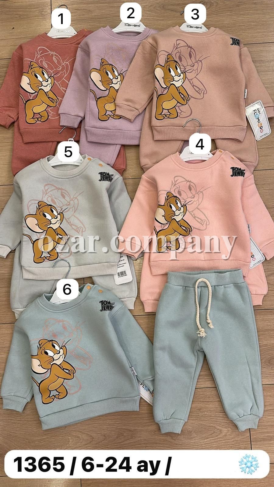 Трикотажный Костюм На Флисе Для Девочки Flamindo (6-12-18-24мес.)