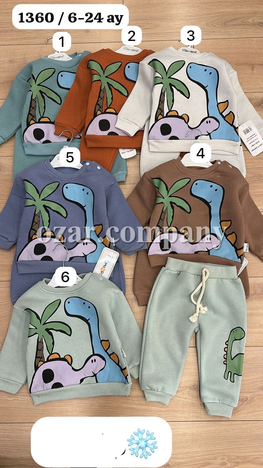 Трикотажный Костюм На Флисе Для Мальчика Flamindo (6-12-18-24мес.)