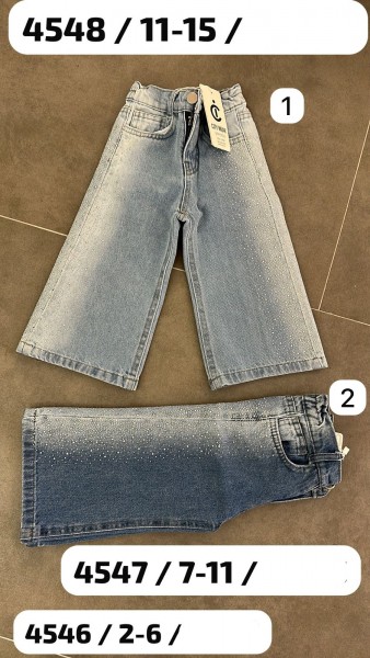 Джинсы Для Девочки City Wear (2-3-4-5-6лет) 