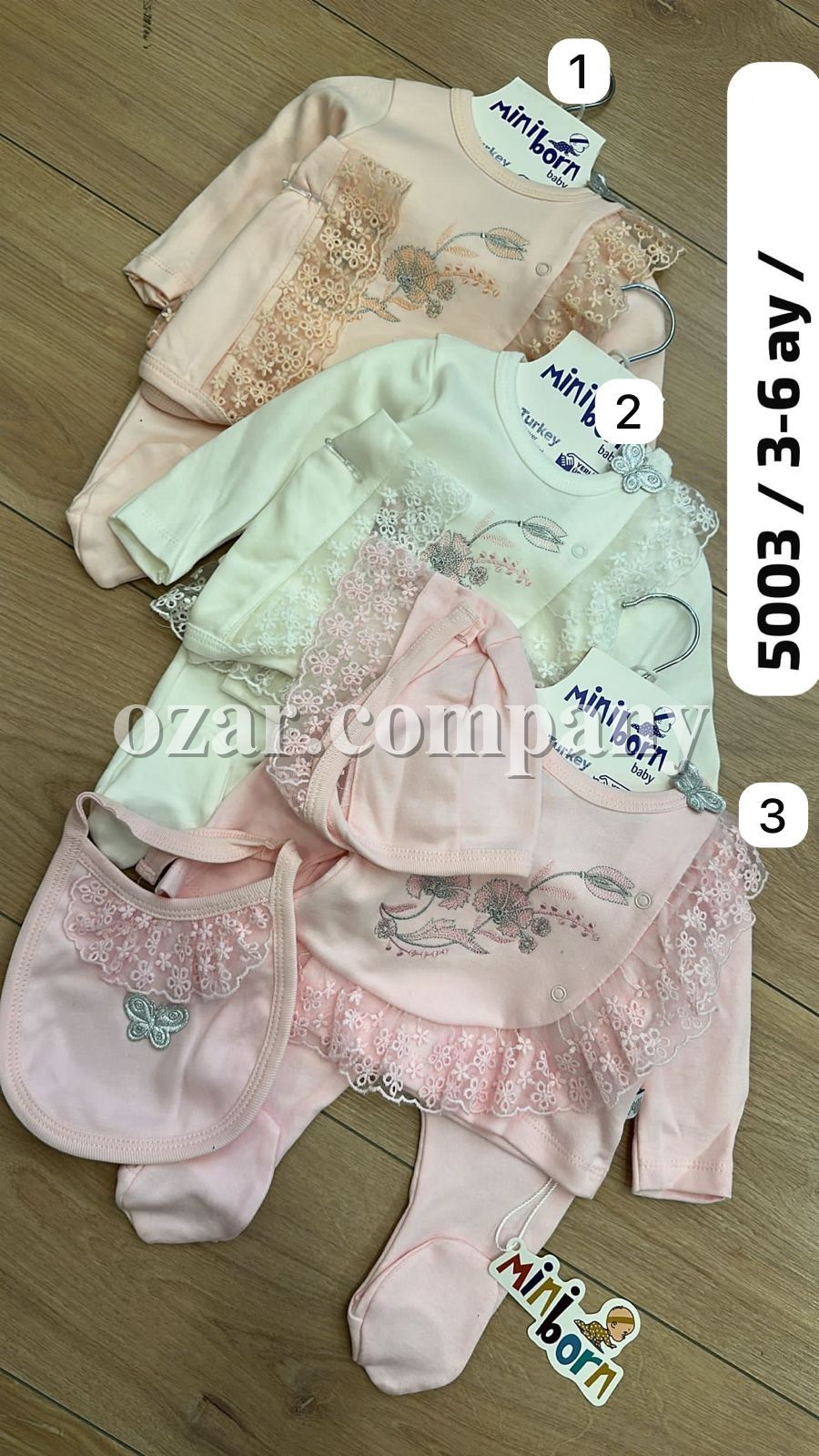 Комплект Для Девочки Mini Born (0-3/0-3/3-6мес.)