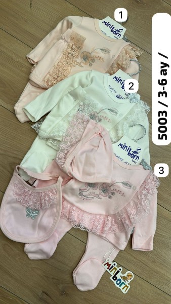 Комплект Для Девочки Mini Born (0-3/0-3/3-6мес.)