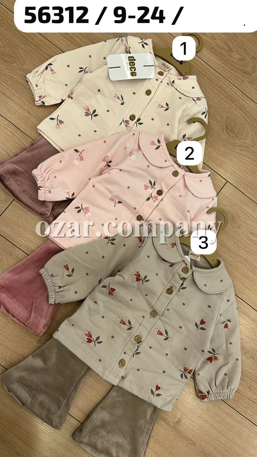 Костюм Для Девочки Deco (9-12-18-24мес.) Костюм Для Девочки Deco (9-12-18-24мес.)