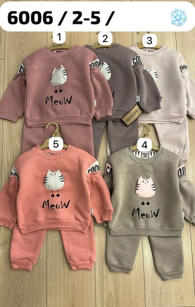 Трикотажный Костюм На Флисе Для Девочки Bebinni (2-3-4-5лет)