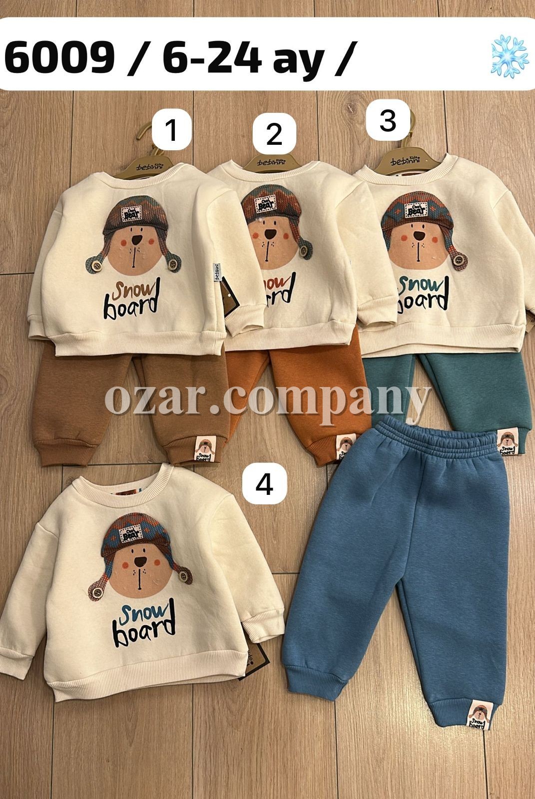 Трикотажный Костюм На Флисе Для Мальчика Bebinni (6-12-18-24мес.) Трикотажный Костюм На Флисе Для Мальчика Bebinni (6-12-18-24мес.)