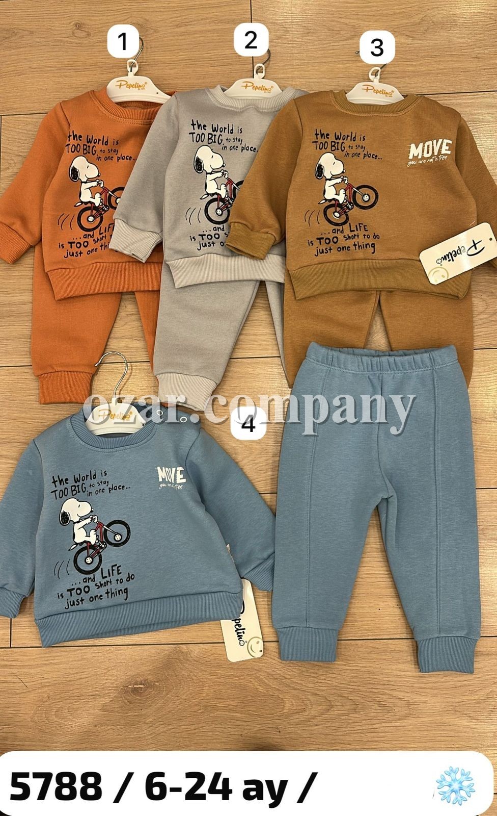 Трикотажный Костюм На Флисе Для Мальчика Pepelino (6-12-18-24мес.) Трикотажный Костюм На Флисе Для Мальчика Pepelino (6-12-18-24мес.)