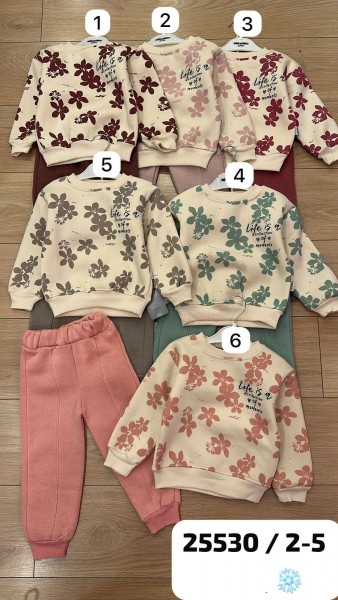 Трикотажный Костюм На Флисе Для Девочки Minamino (2-3-4-5лет)