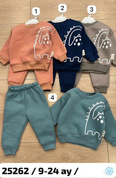 Трикотажный Костюм На Флисе Для Мальчика Baby Hux (9-12-18-24мес.) Трикотажный Костюм На Флисе Для Мальчика Baby Hux (9-12-18-24мес.)