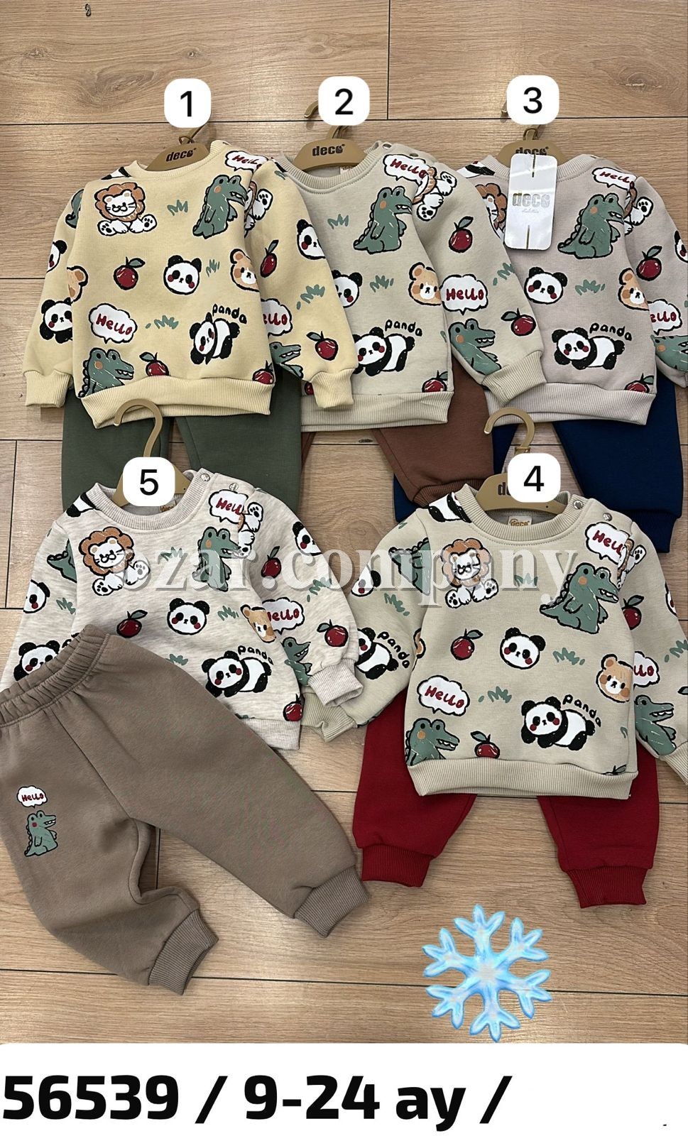 Трикотажный Костюм На Флисе Для Мальчика Deco (9-12-18-24мес.) Трикотажный Костюм На Флисе Для Мальчика Deco (9-12-18-24мес.)