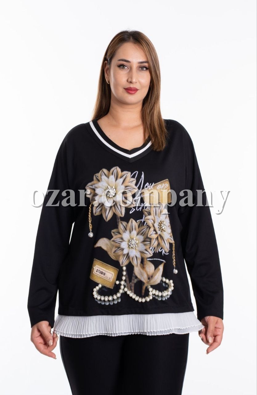 Женский Лонгслив La Velina (Большие размеры) 