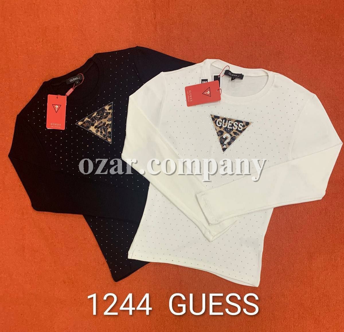 Женская Футболка На Длинный Рукав Guess