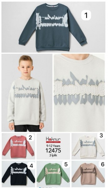 Свитшот Тринитка Для Мальчика Haknur (9-10-11-12лет)