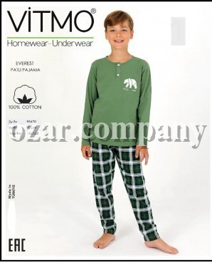 Пижама Для Мальчика Vitmo (10-12-13-14лет)  Пижама Для Мальчика Vitmo (10-12-13-14лет)