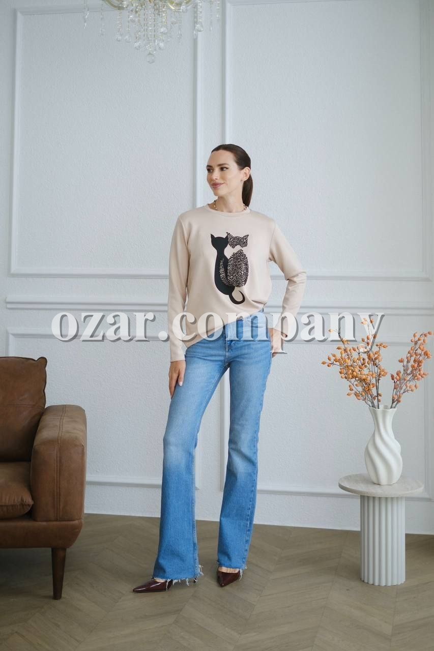 Женский Свитшот Trikotto 