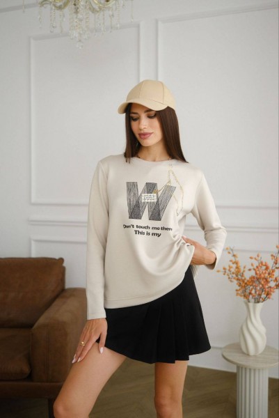 Женский Свитшот Trikotto 