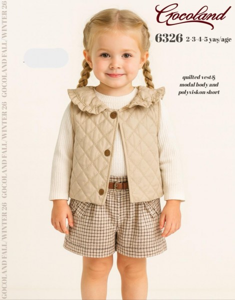 Костюм Тройка Для Девочки Cocoland (2-3-4-5лет)