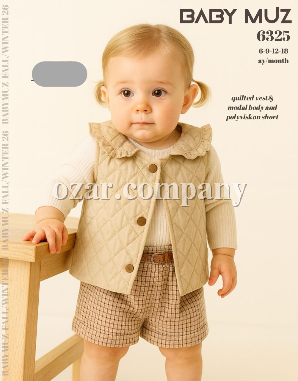 Костюм Тройка Для Девочки Baby Muz (6-9-12-18мес.)