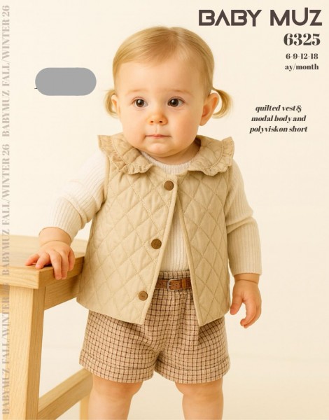 Костюм Тройка Для Девочки Baby Muz (6-9-12-18мес.)