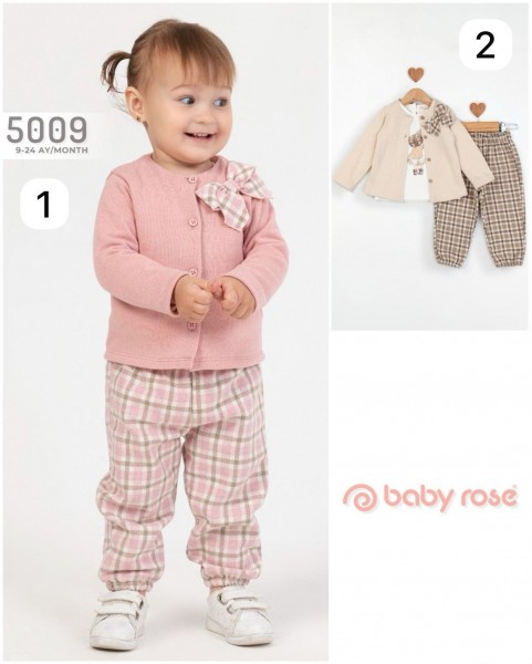 Костюм Тройка Для Девочки Baby Rose (9-12-18-24мес.)
