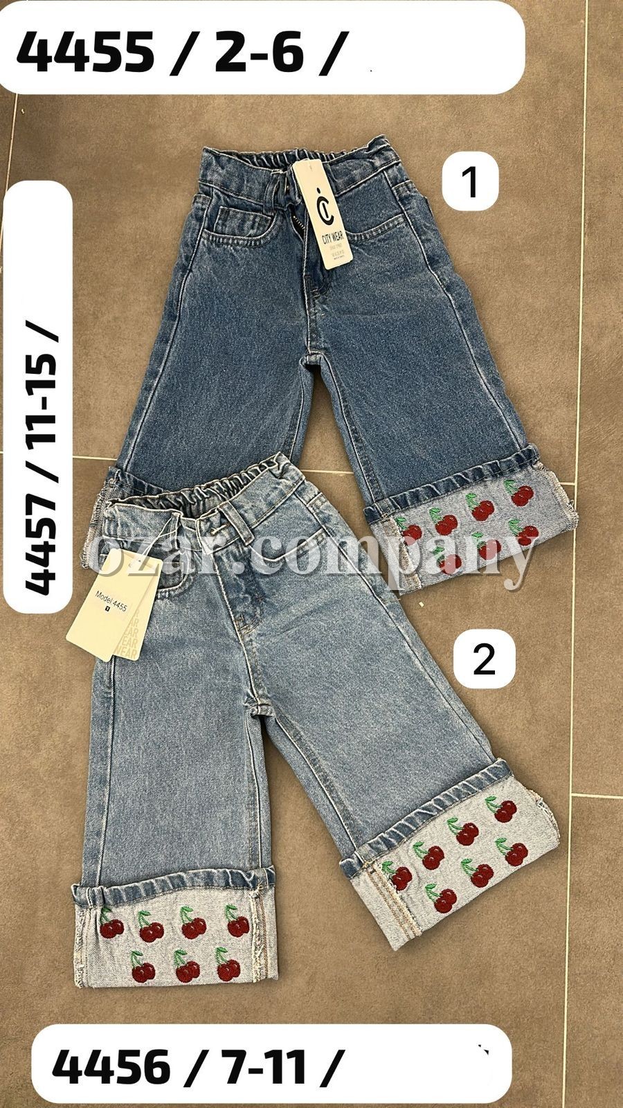 Джинсы Для Девочки City Wear (7-8-9-10-11лет)