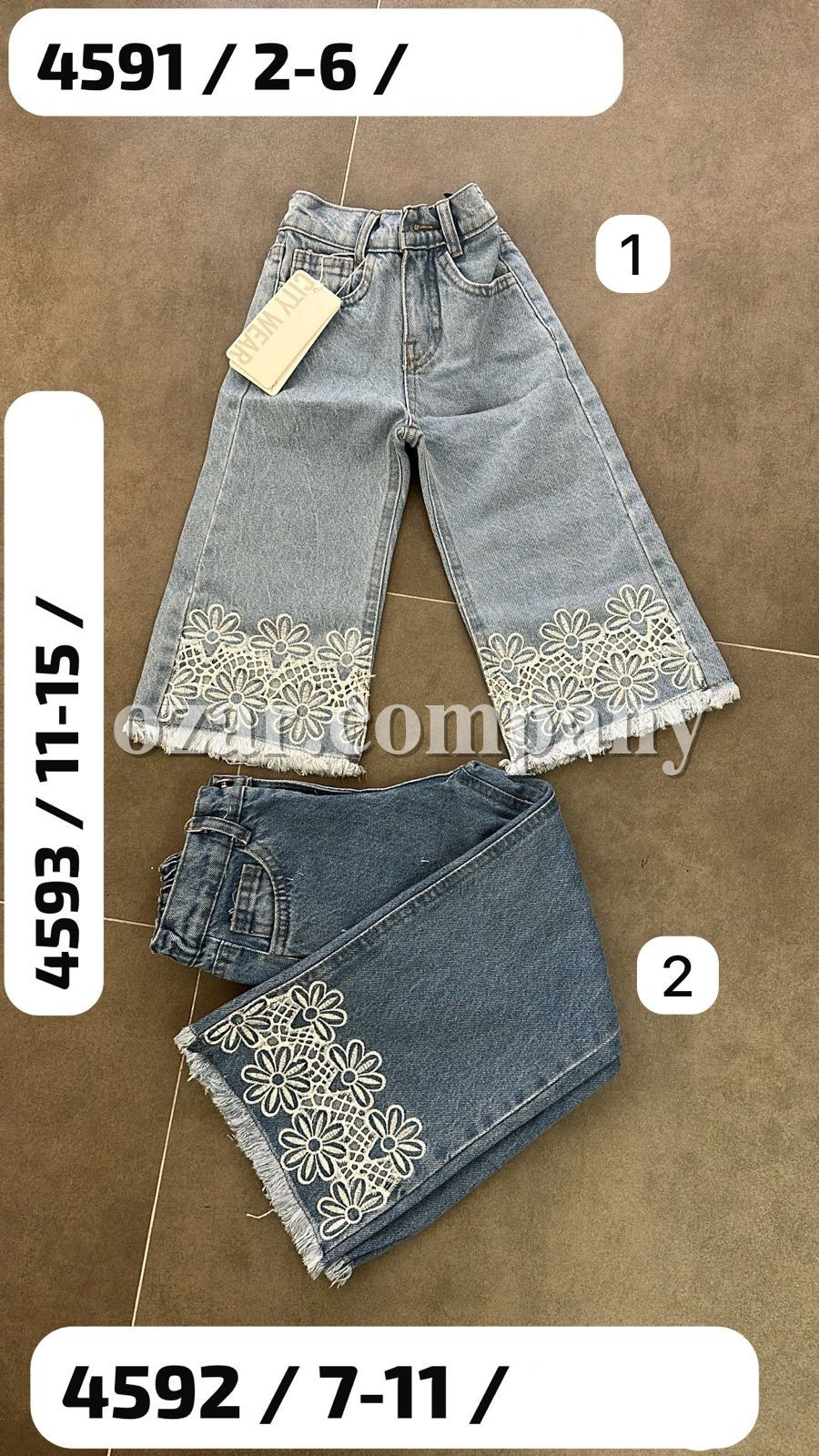 Джинсы Для Девочки City Wear (7-8-9-10-11лет)