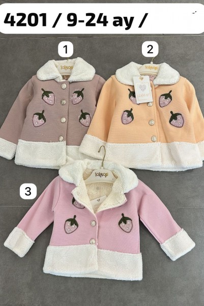 Утеплённый Кардиган Для Девочки Lolitop (9-12-18-24мес.)