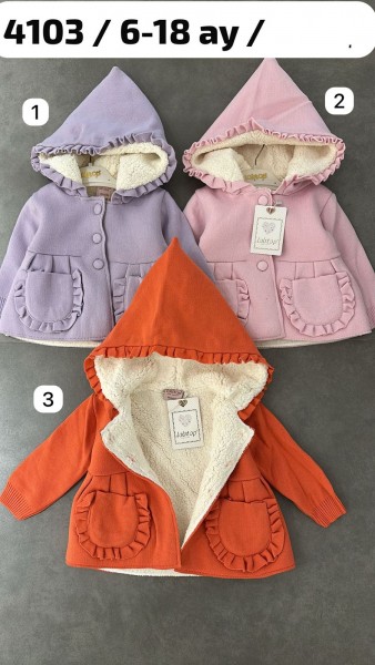 Утеплённый Кардиган Для Девочки Lolitop (6-9-12-18мес.)