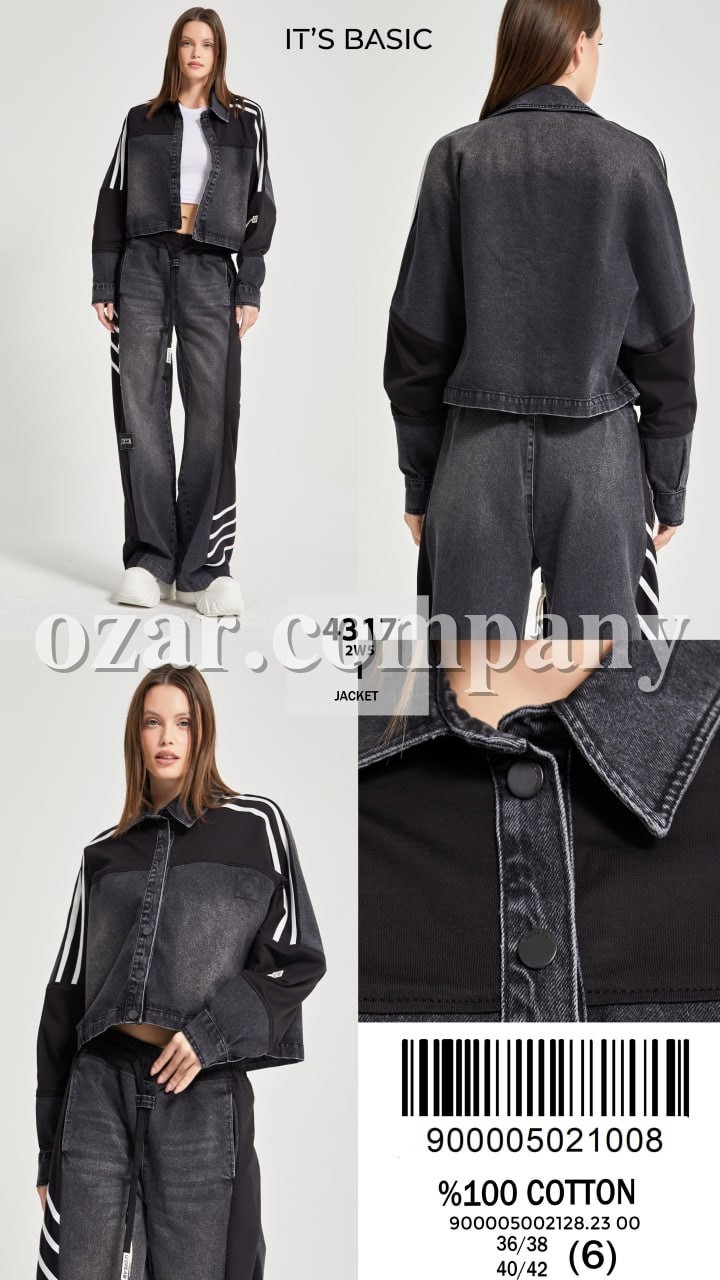 Женский Джинсовый Жакет ITS Basic  Женский Джинсовый Жакет ITS Basic