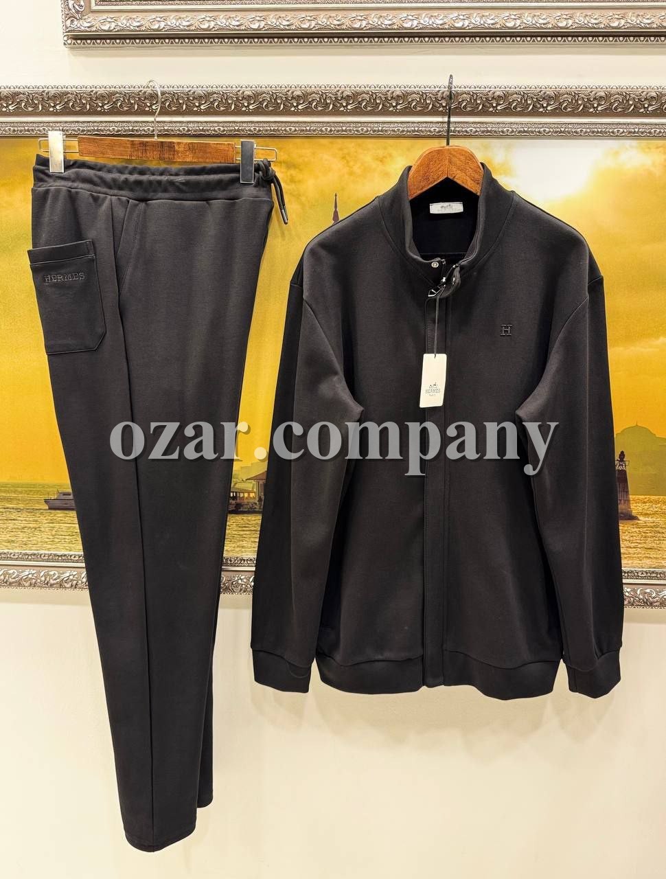 Мужской Спортивный Костюм Hermes (Большие размеры)