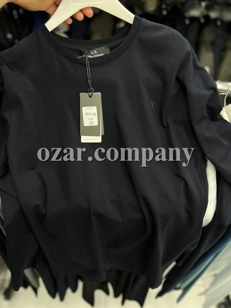 Мужская Футболка На Длинный Рукав Armani Exchange Мужская Футболка На Длинный Рукав Armani Exchange