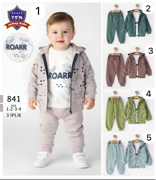 Трикотажный Костюм Тройка Тринитка Для Мальчика YTM (1-2-3-4лет) 