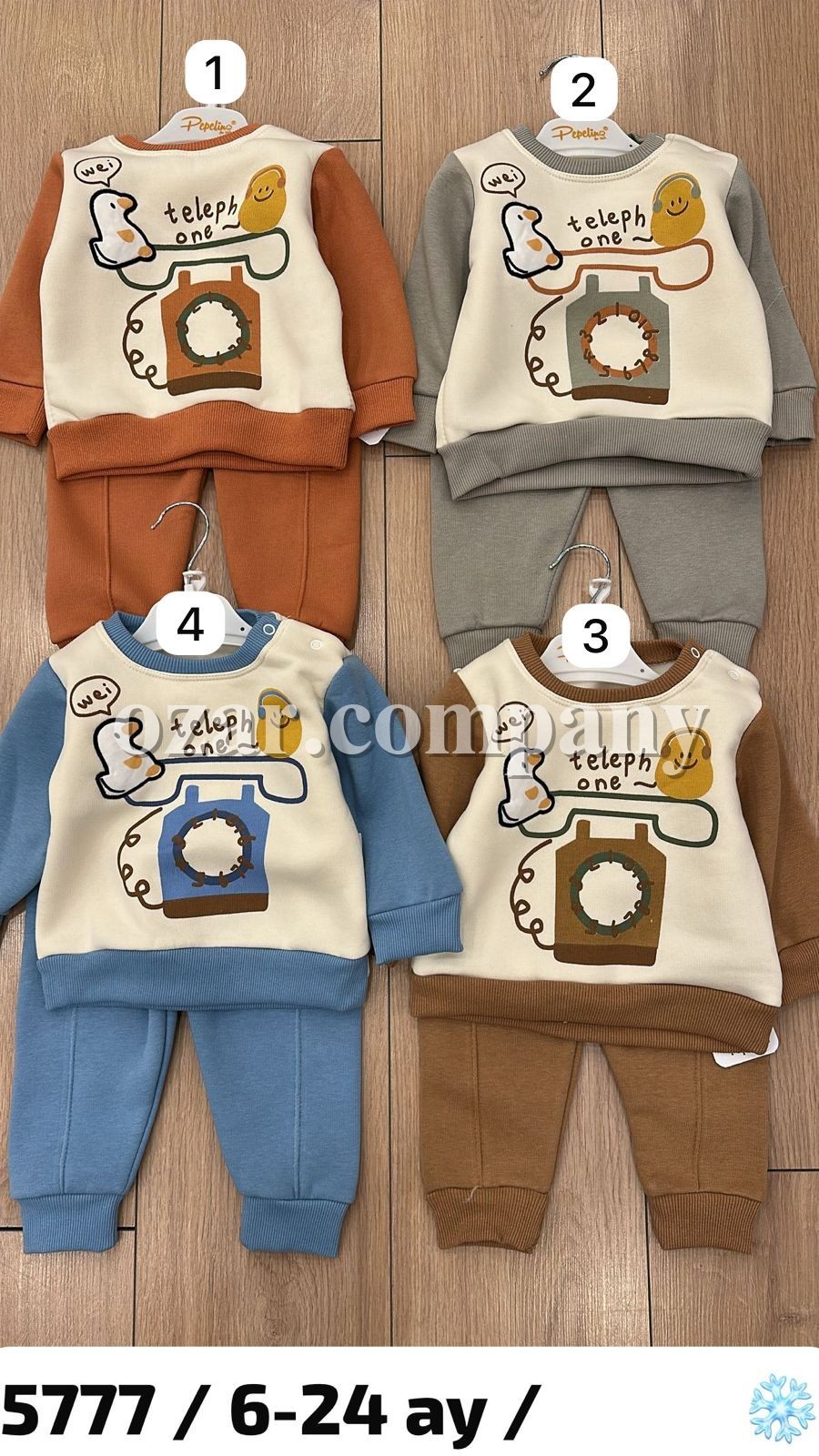 Трикотажный Костюм На Флисе Для Мальчика Pepelino (6-12-18-24мес.) Трикотажный Костюм На Флисе Для Мальчика Pepelino (6-12-18-24мес.)