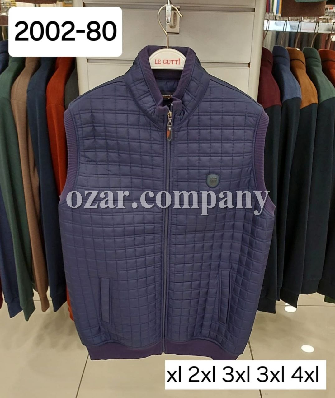Мужская Жилетка Le Gutti (Большие размеры) Мужская Жилетка Le Gutti (Большие размеры)
