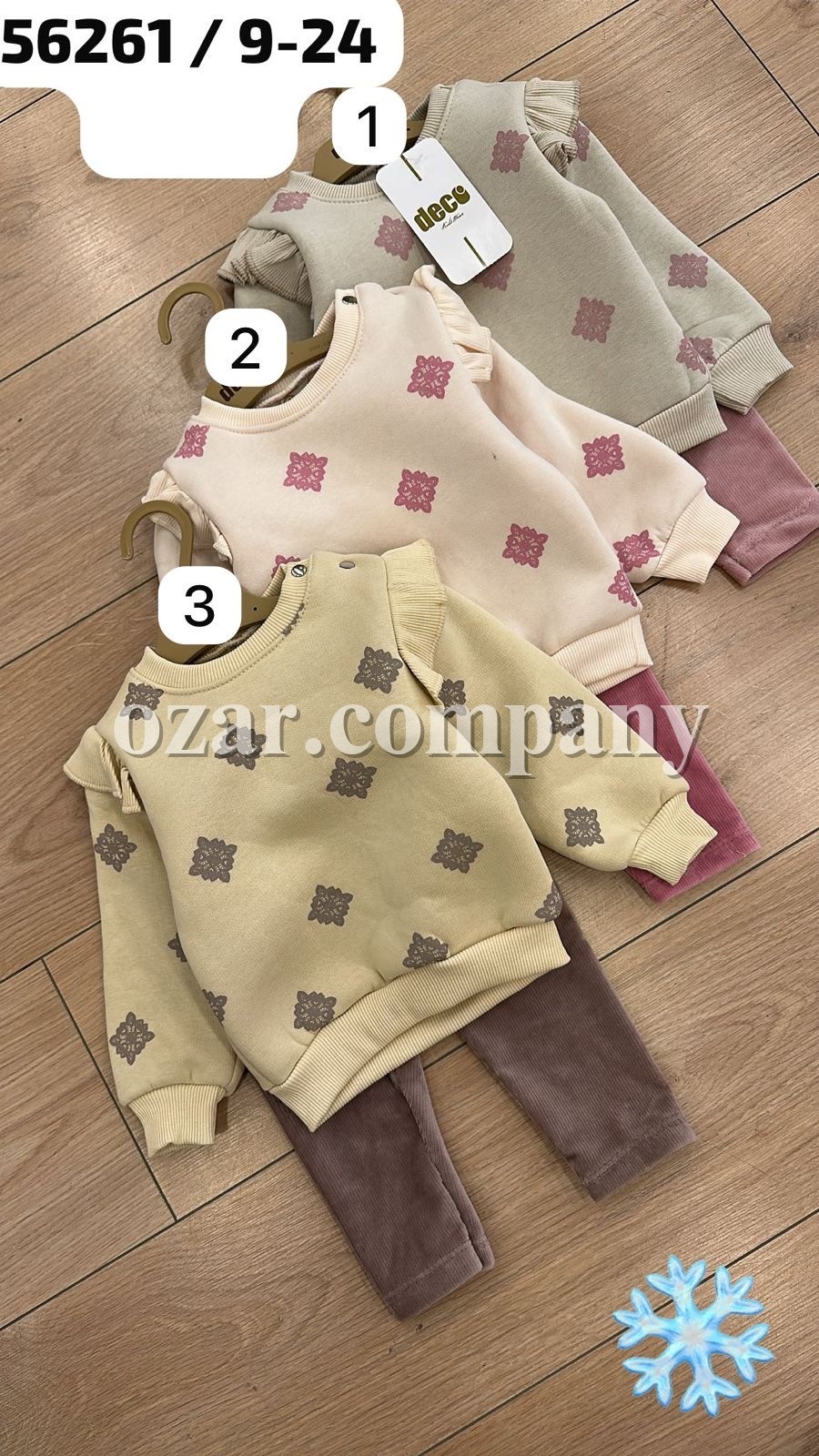 Костюм  На Флисе Для Девочки Deco (9-12-18-24мес.)