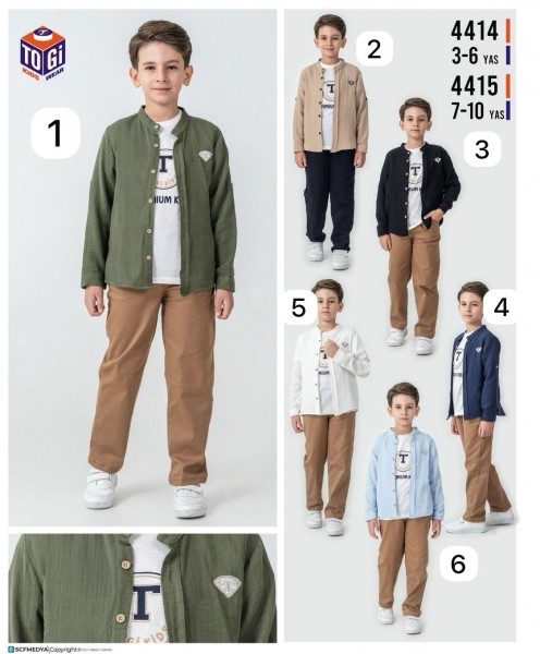 Костюм Тройка Для Мальчика Togi (3-4-5-6лет)