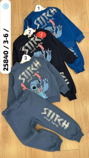 Трикотажный Костюм На Флисе Для Мальчика Miniloox (3-4-5-6лет) 
