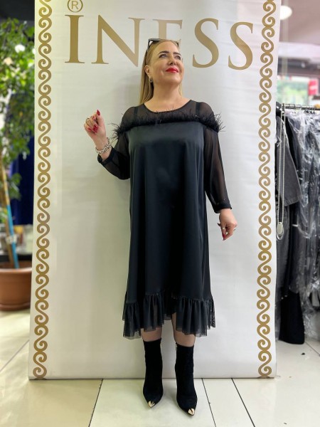 Женское Платье Iness (Большие размеры) Женское Платье Iness (Большие размеры)