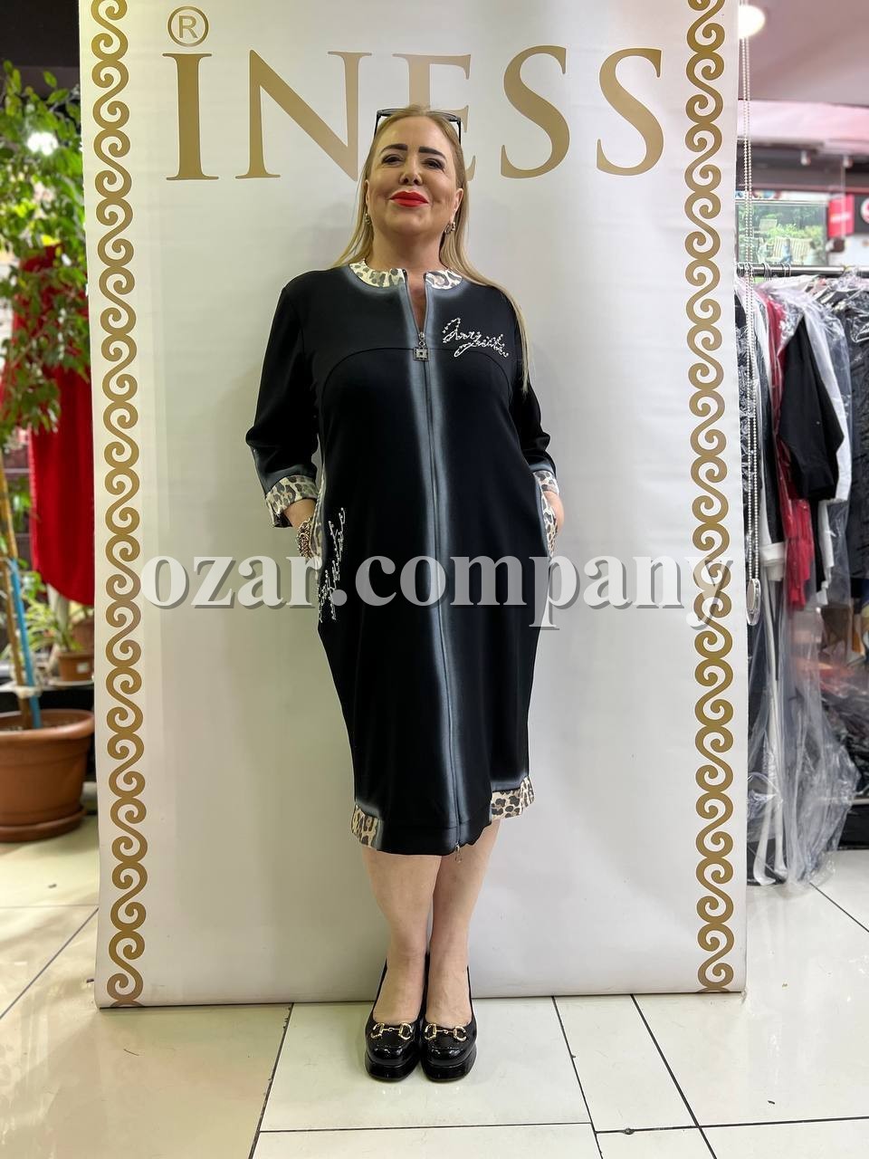 Женское Платье Iness (Большие размеры) Женское Платье Iness (Большие размеры)