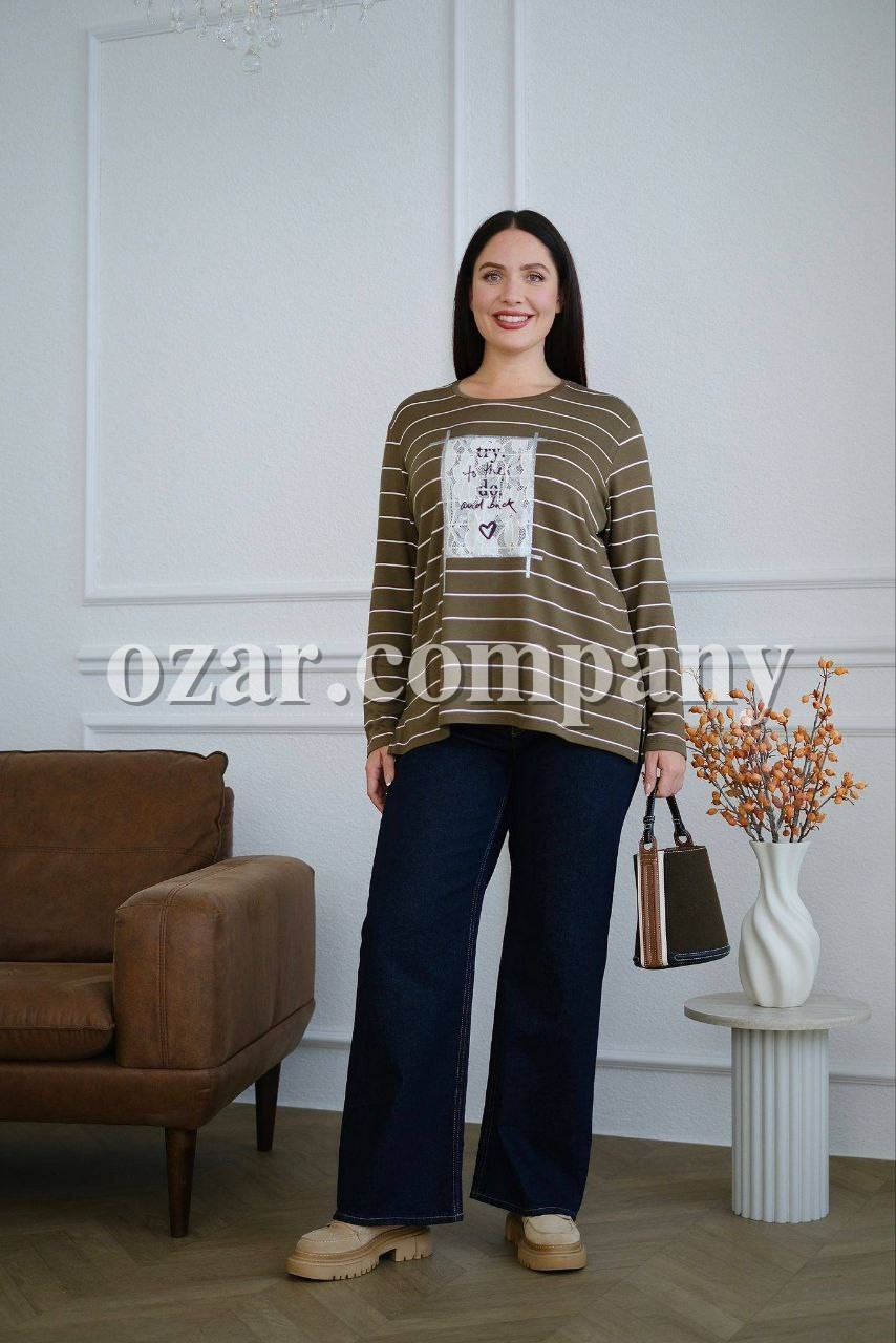 Женский Лонгслив Trikotto (Большие размеры)