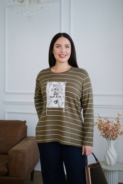 Женский Лонгслив Trikotto (Большие размеры) Женский Лонгслив Trikotto (Большие размеры)