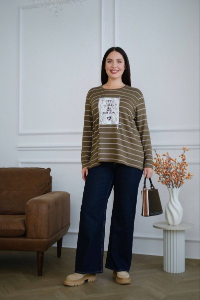 Женский Лонгслив Trikotto (Большие размеры) Женский Лонгслив Trikotto (Большие размеры)