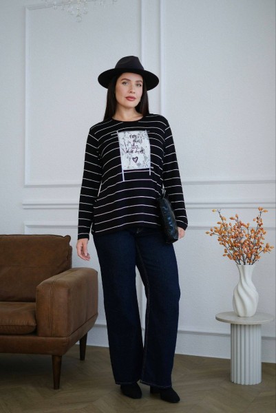 Женский Лонгслив Trikotto (Большие размеры) Женский Лонгслив Trikotto (Большие размеры)