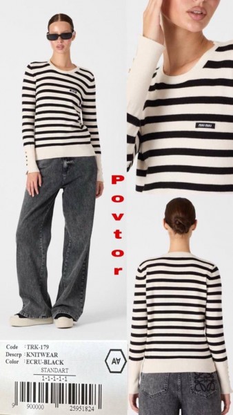 Женская Трикотажная Кофточка A.M.N. Женская Трикотажная Кофточка A.M.N.