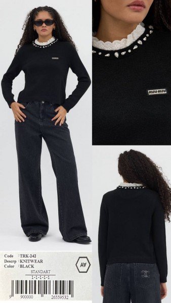 Женская Трикотажная Кофточка A.M.N.