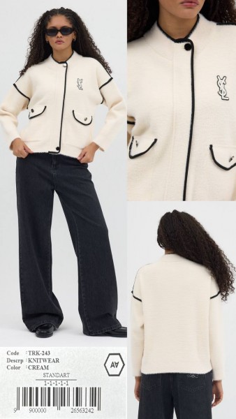 Женский Трикотажный Кардиган A.M.N. Женский Трикотажный Кардиган A.M.N.