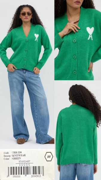 Женский Трикотажный Кардиган A.M.N.