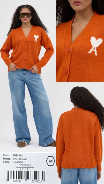 Женский Трикотажный Кардиган A.M.N.