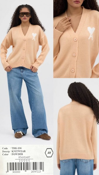 Женский Трикотажный Кардиган A.M.N.