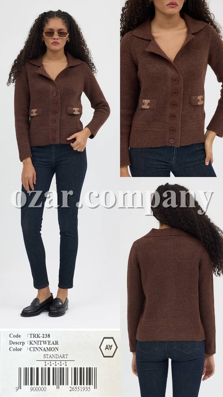 Женский Трикотажный Кардиган A.M.N. Женский Трикотажный Кардиган A.M.N.