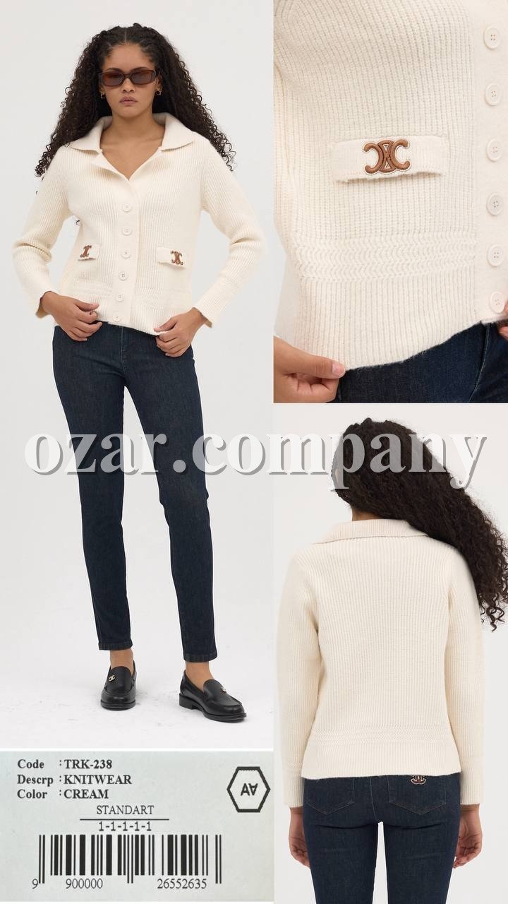 Женский Трикотажный Кардиган A.M.N. Женский Трикотажный Кардиган A.M.N.