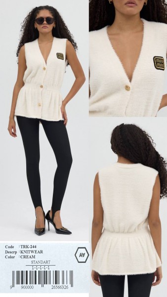 Женский Трикотажный Жилет A.M.N.